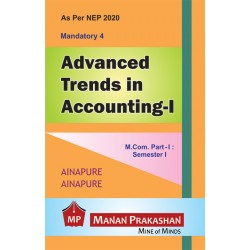 Advanced Trends in Accounting M.Com Part 1 Sem 1 NEP 2020 Manan Prakashan