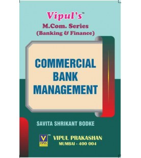 Commercial Bank Management M.Com Sem 1 NEP 2020 Vipul Prakashan