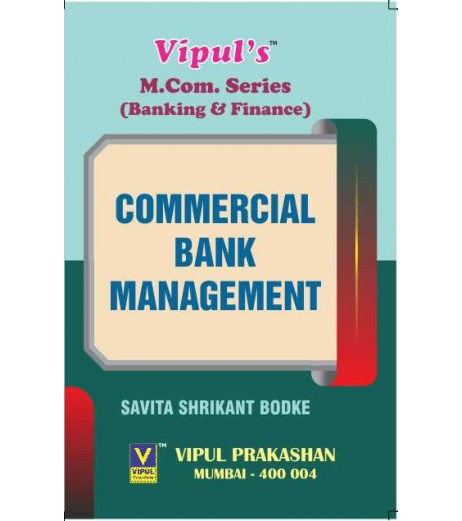 Commercial Bank Management M.Com Part 1 Sem 1 NEP 2020 Vipul Prakashan