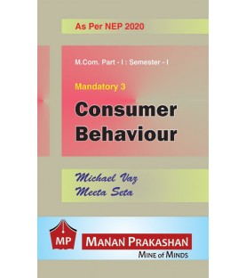 Consumer Behavior M.Com Sem 1 NEP 2020  Manan Prakashan