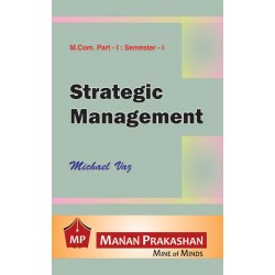 Strategic Management M.Com Sem 1 Manan Prakashan
