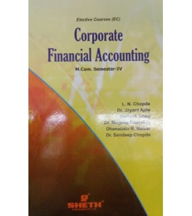 Corporate Financial Accounting  M.Com Semester 4 Sheth  | Mumbai University 