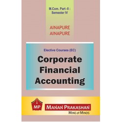 Corporate Financial Accounting Part II M.Com Semester 4