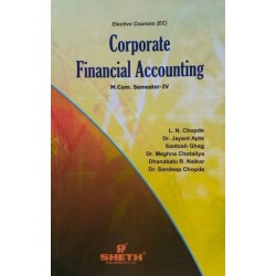 Corporate Financial Accounting  M.Com Semester 4 Sheth  |