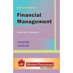 Financial Management M.Com Semester 4 Manan Prakashan |