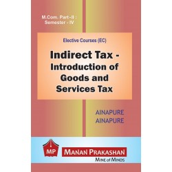 Indirect Tax Introduction of GST M.Com Semester 4 Manan
