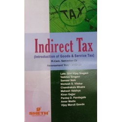 Indirect Tax Introduction of GST M.Com Semester 4 Sheth  |