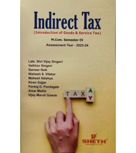 Indirect Tax Introduction of GST M.Com Semester 4 Sheth  | Mumbai University 