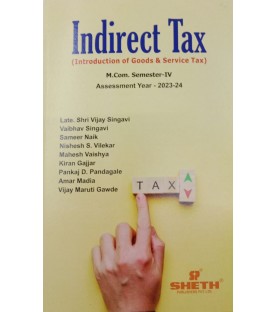 Indirect Tax Introduction of GST M.Com Semester 4 Sheth  | Mumbai University 