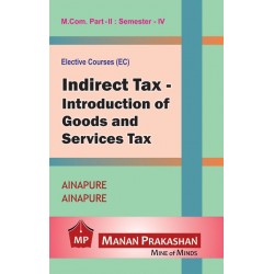 Indirect Tax Introduction of GST M.Com Semester 4 Manan