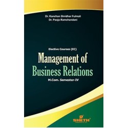 Management of Business Relations M.Com Semester 4 Sheth  |