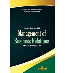 Management of Business Relations M.Com Semester 4 Sheth  | Mumbai University 