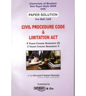 Civil Procedure Code and Limited Act LLB Paper Solution | Mumbai University | Latest Edition