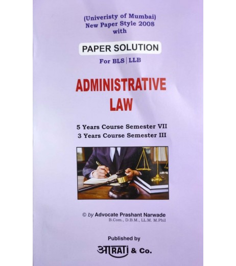 Administrative Law  Paper Solution SYBSL and SYLLB  Sem 3 Aarti and Co. LLB Sem 3 - SchoolChamp.net