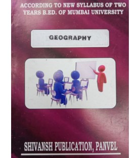 Shivansh Publication Geography Second year Sem 3 B.Ed.