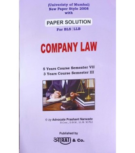 Company Law SYBSL and SYLLB  Sem 3 Aarti and Co.