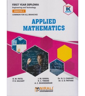 Applied Mathematics K Scheme MSBTE First Year Sem 2 Nirali Publication