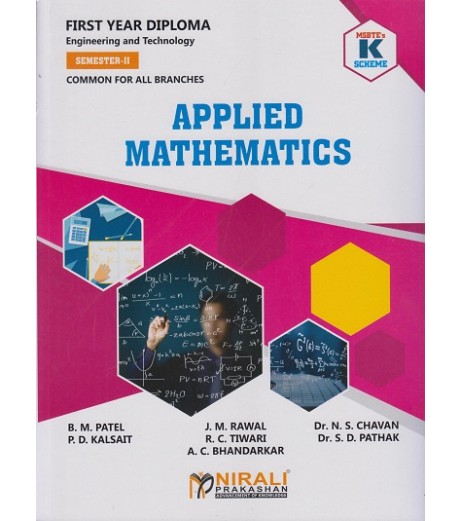 Applied Mathematics K Scheme MSBTE First Year Sem 2 Nirali Publication
