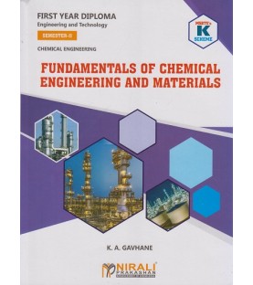 Fundamentals of Chemical Engineering And Material K Scheme MSBTE First Year Sem 2  Nirali Publication