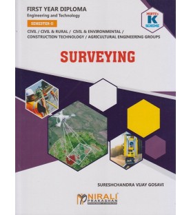 Surveying  K Scheme MSBTE First Year Sem 2 | Civil Engineering branch | Nirali Publication