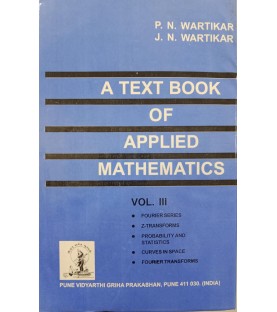A Textbook Of Applied Mathematics Vol-II By P. N. Wartikar, J. N. Wartikar