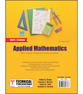 Applied Mathematics MSBTE -K Scheme First Year Sem 2 Technical Publication