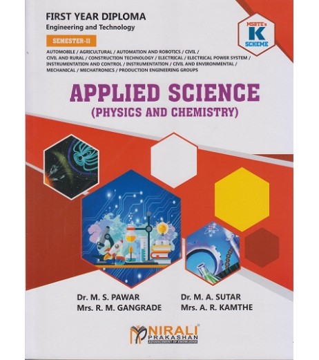 Applied Science (Physics and Chemistry) K Scheme MSBTE First Year Sem 2 Nirali Publication