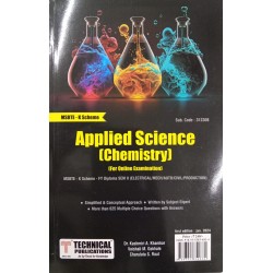 Applied Science Chemsitry  MSBTE  K Scheme First Year Sem 2 Technical Publication