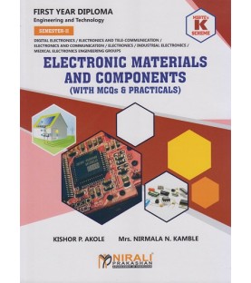 Electronics Materials and Components K Scheme MSBTE First Year Sem 2 Nirali Publication