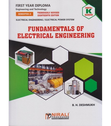 Fundamentals of Electrical Engineering K Scheme MSBTE First Year Sem 2  Nirali Publication