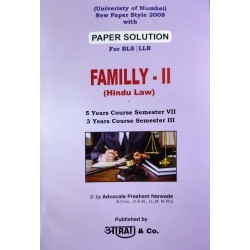 Family Law-II LLB SYBSL and SYLLB  Sem 3 Aarti and Co.