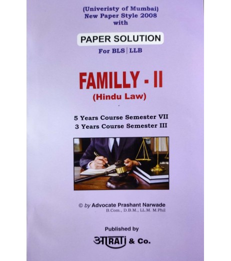 Family Law-II LLB SYBSL and SYLLB  Sem 3 Aarti and Co. LLB Sem 3 - SchoolChamp.net