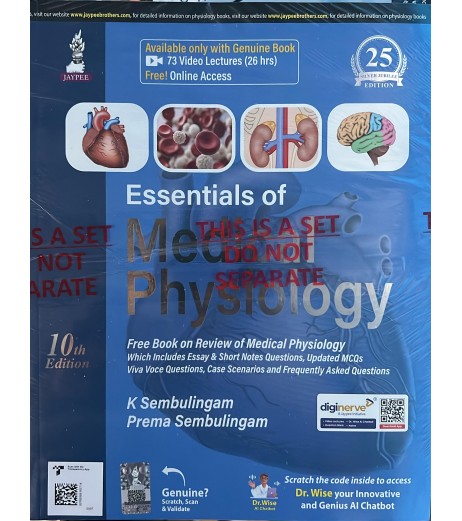 Essentials of Medical Physiology By K Sembulingam  | Latest Edition