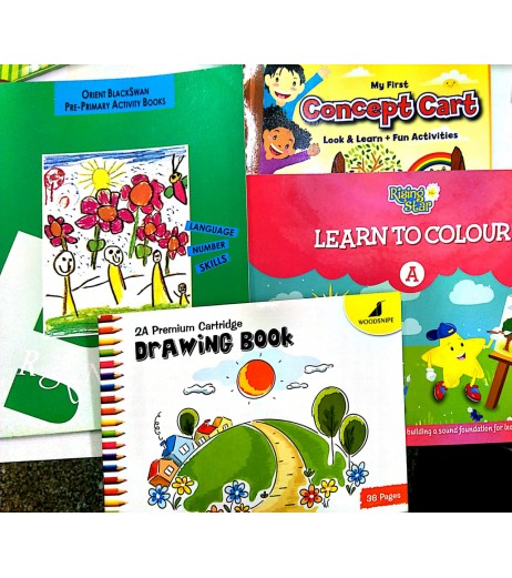 DPS Nerul Nursery Book Bundle Set Of 5 Book | Latest Edition Nursery - SchoolChamp.net