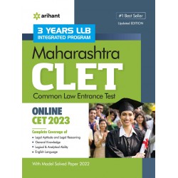 Arihant Maharashtra CLET Common Law Entrance Test 3 Year