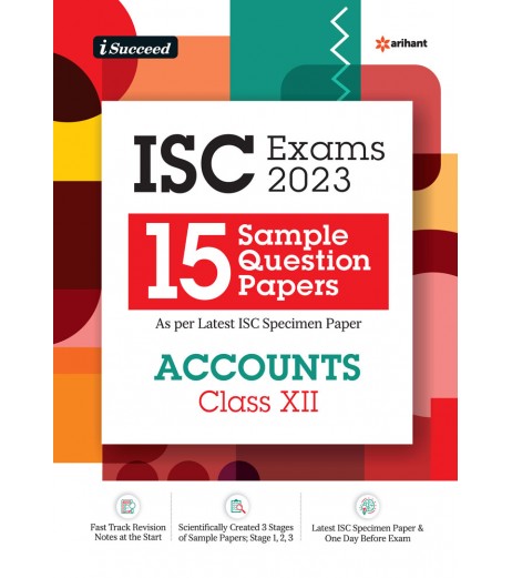 Arihant I Succeed  15 Question sample Papers ISC Accounts Class 12