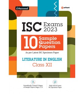 Arihant I Succeed  15 Question sample Papers ISC English Literature Class 12