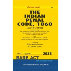 Commercials Indian Penal Code, 1860 (IPC) Bare Act 2023