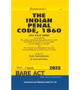 Commercials Indian Penal Code, 1860 (IPC) Bare Act 2023