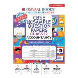 Oswaal CBSE Sample Question Papers Class 12 Accountancy |