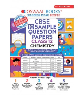 Oswaal CBSE Sample Question Papers Class 12 chemistry | Latest Edition