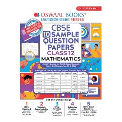 Oswaal CBSE Sample Question Papers Class 12 Mathematics |