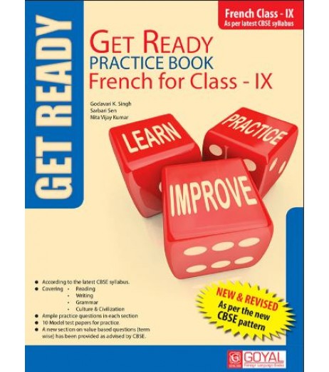 Get Ready Practice Book French For Class 9