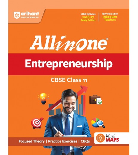 CBSE All in One Entrepreneurship Guide Class 11 | Latest edition Arihant publication All in One Entrepreneurship Guide for CBSE Class 11 for 2027 examination