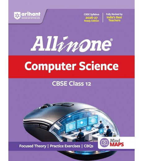 Arihant Publication All in one  Computer Science Guide for Class 12 for CBSE  Exam 2027