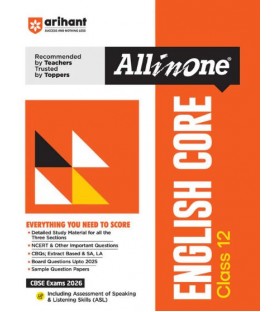 CBSE All in One English Core Guide Class 12