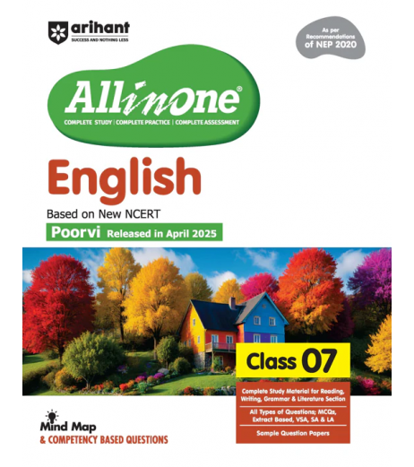 CBSE All in One English Guide Class 7 | For 2026  Examination 