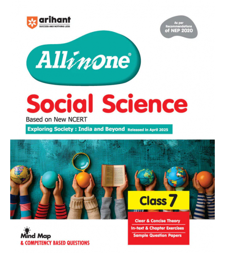 CBSE All in One Social Science Guide Class 7 | for 2026 Examination
