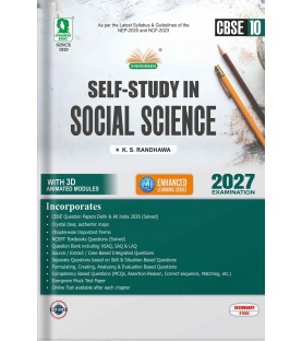 Evergreen CBSE Self- Study in Social Science Class 10