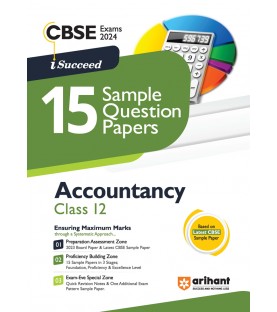 Arihant CBSE Sample Question Papers Accountancy  Class 12 | Latest Edition